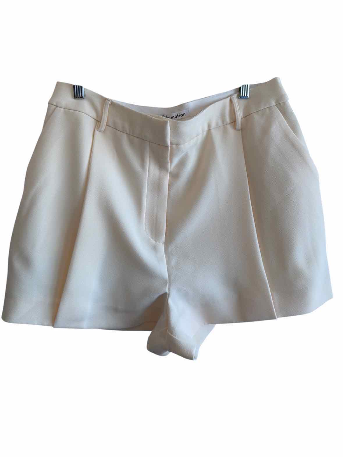 Reformation Cream Size 10 Shorts