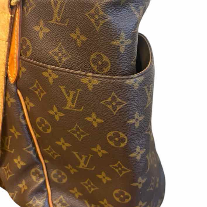 Louis Vuitton Brown and Tan Handbag