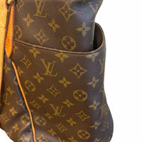 Louis Vuitton Brown and Tan Handbag
