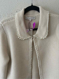 English Factory Cream Size M Sweater
