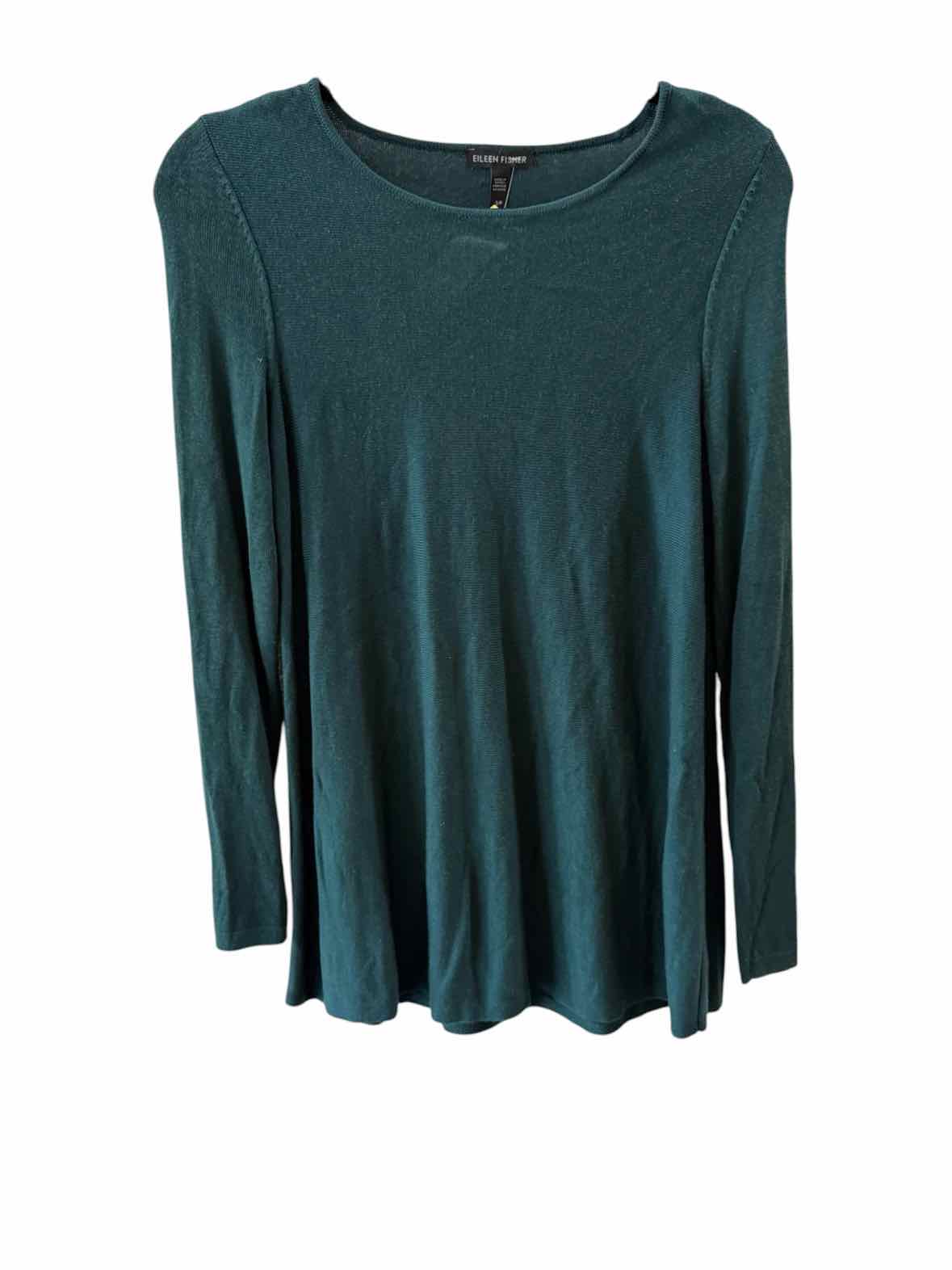 Eileen Fisher Forest Green Size S Shirt