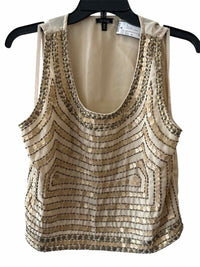 Quinn Beige Multi Size M Tank Top