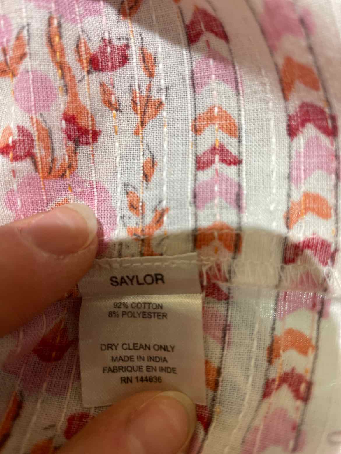 Saylor White and Pink Size XS Shirt