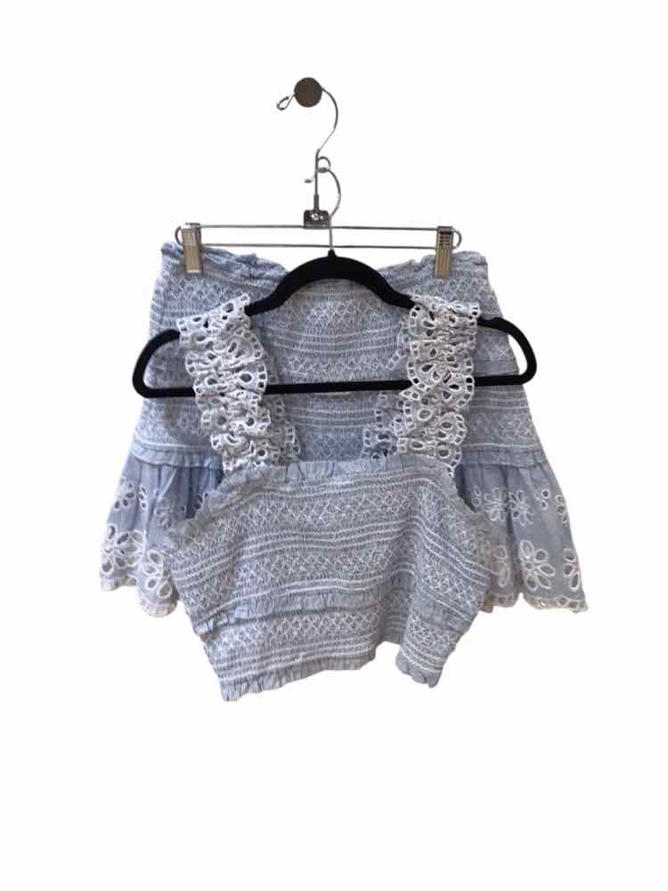 Saylor Light Blue Size M 2 PC Dress