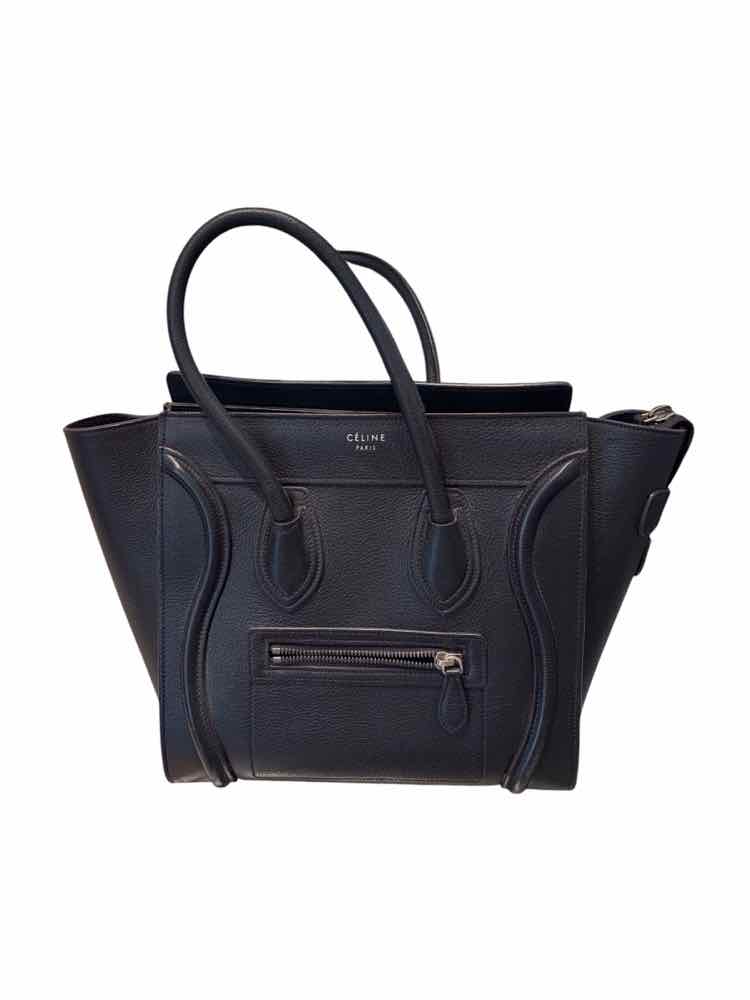 Celine Micro Luggage Black Handbag