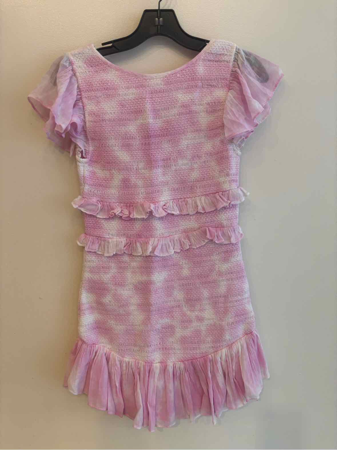 Love Shack Fancy Pink and White Size S Dress