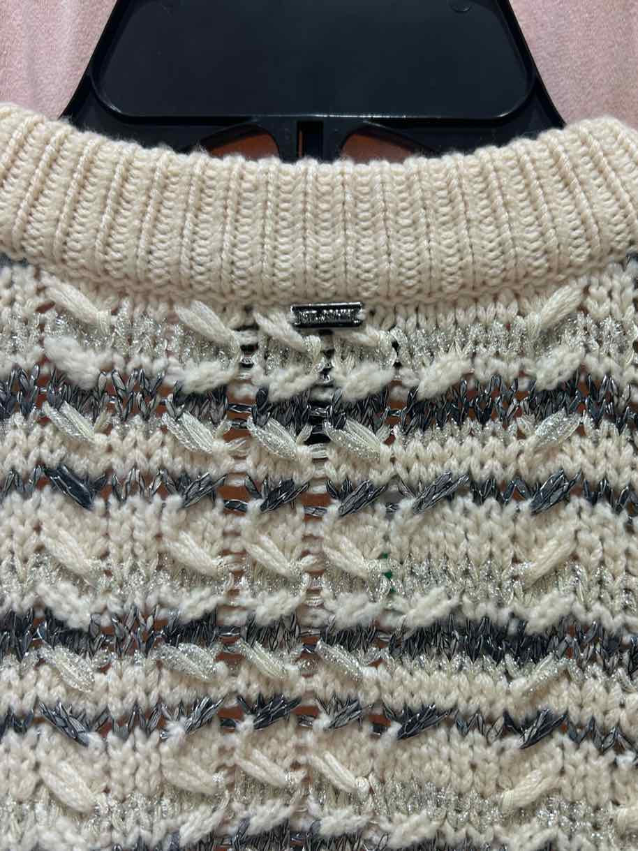 st john white and gray Size P Cardigan