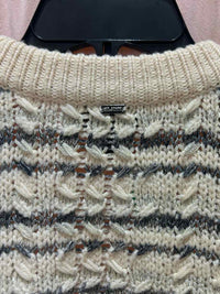 st john white and gray Size P Cardigan