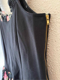 LoveShackFancy Black Multi Size 6 Dress