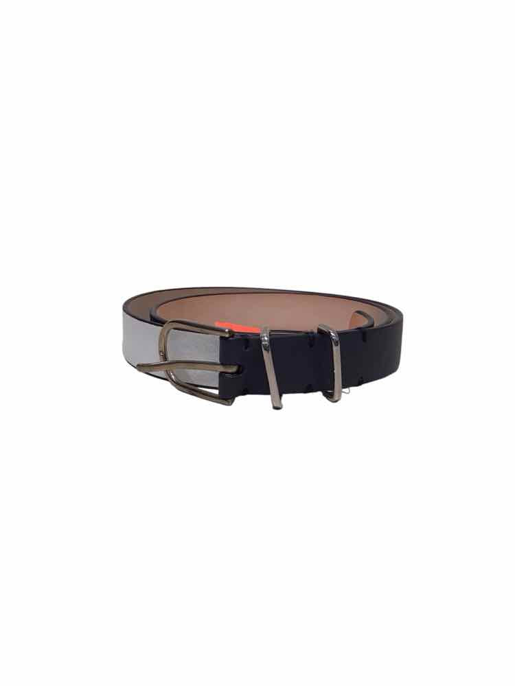 PS Paul Smith Black White & Silver Belt