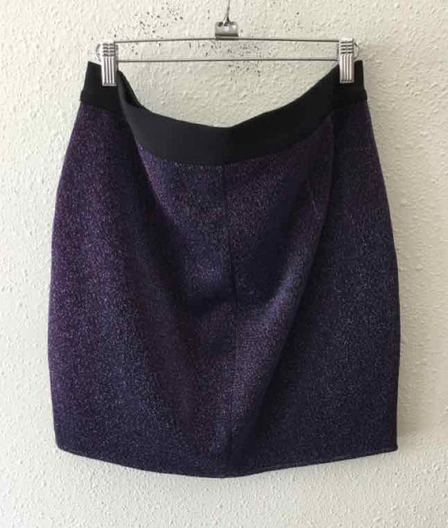 Armani Exchange Purple and Black Size XL Skirt