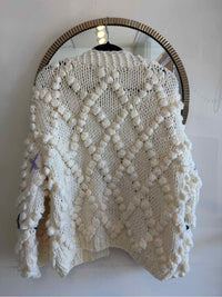 by Anthropologie White and multi Size One Size Cardigan