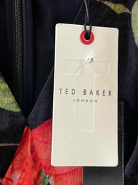 Ted Baker Black Multi Size 0 Dress