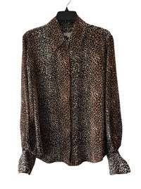 Equipment Brown and black Size L Shirt