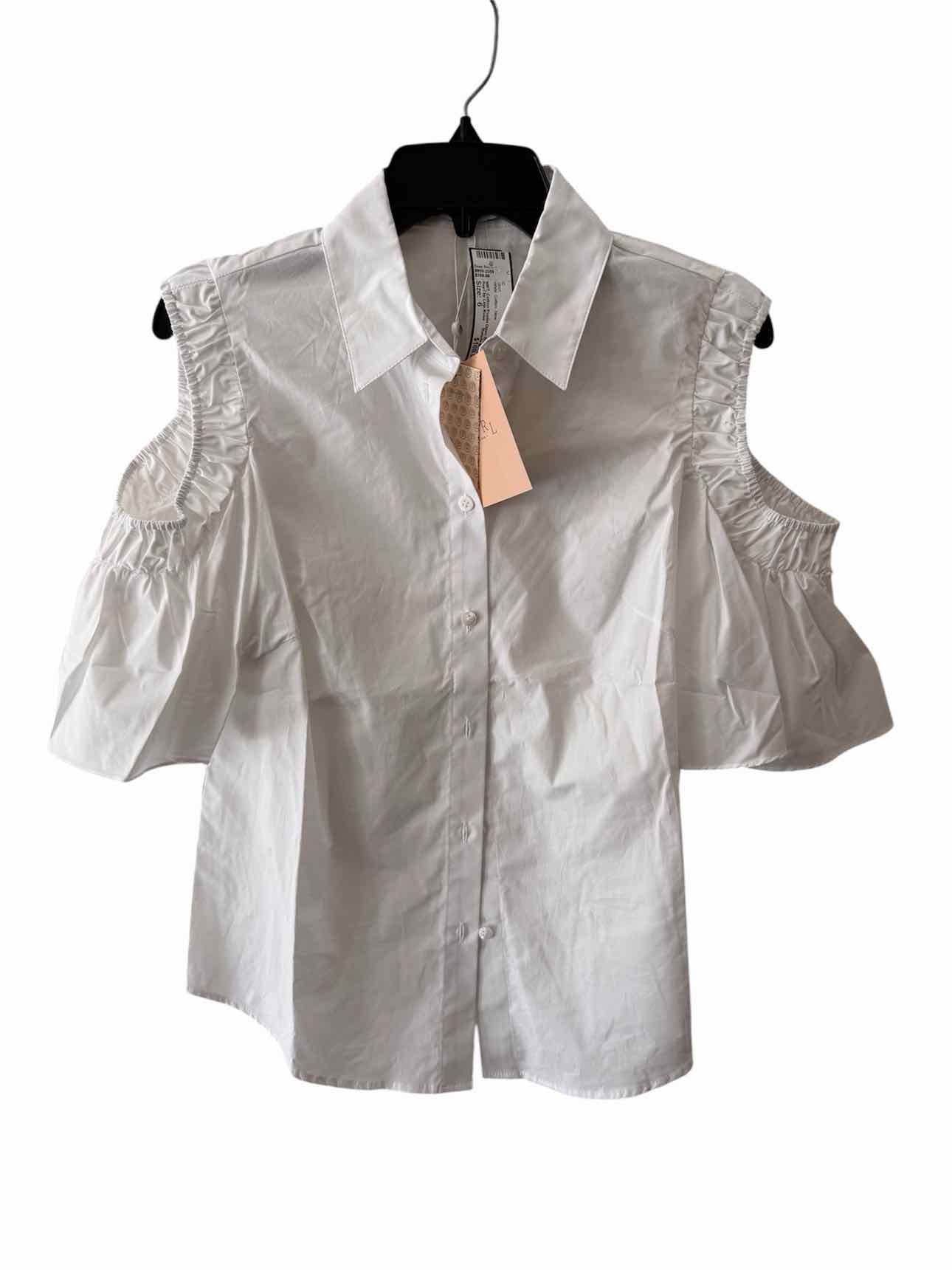 Pearl by Lela Rose White Size 6 Shirt