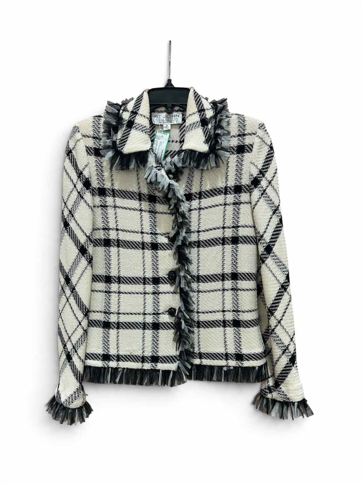st john Black and white Size 2 Blazer