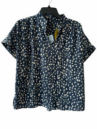 Ann Taylor teal and white Size MP Shirt