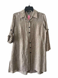 Lafayette 148 brown and white Size No Label Tunic