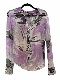 Elie Tahari Purple Size S Shirt