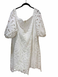 Trina Turk White Size 16 Dress