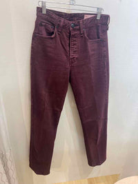 rag & bone Burgundy Size 25 Jeans