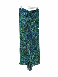 Veronica Beard Blue and Green Size 2 Skirt