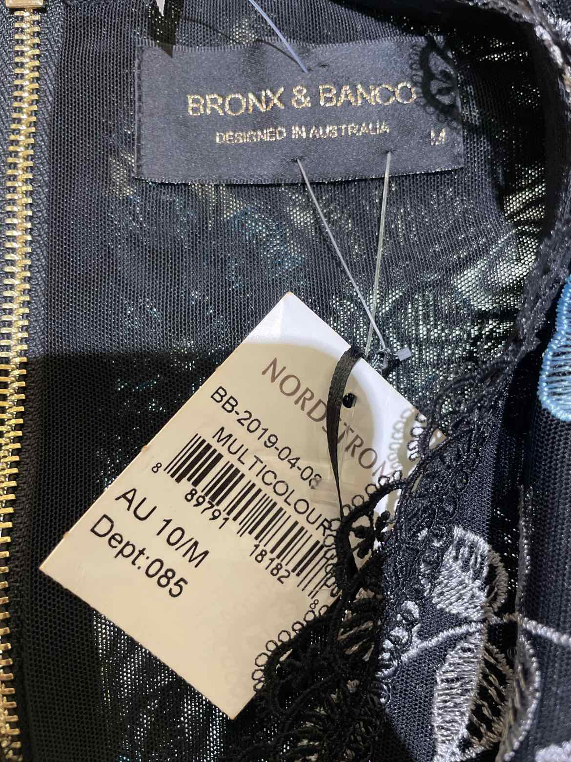 Bronx and Banco Black and blue Size 6 Dress