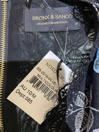 Bronx and Banco Black and blue Size 6 Dress