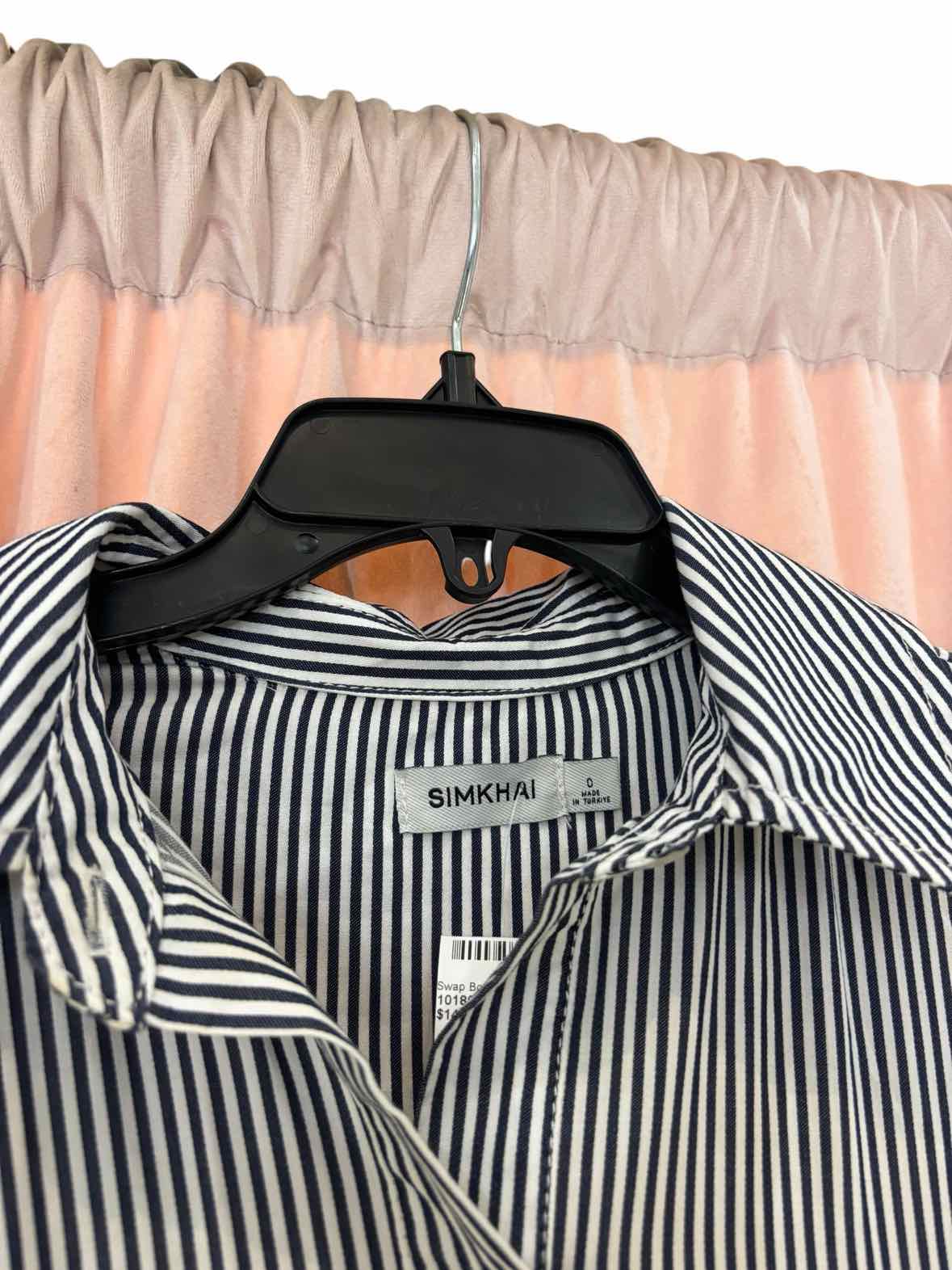 Simkhai Blue and White Size 0 Dress