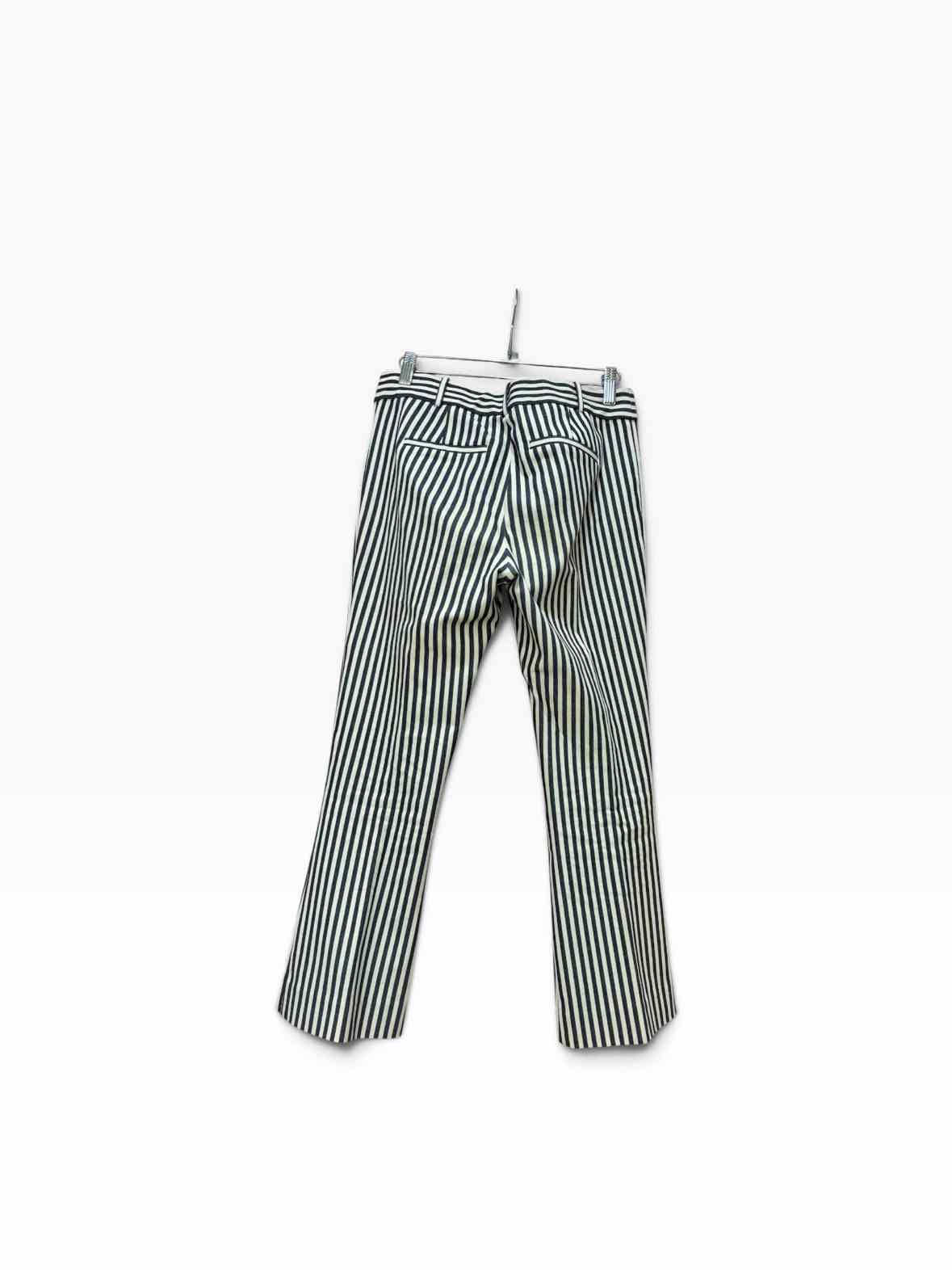 Derek Lam 10 Crosby White and navy Size 4 Pants