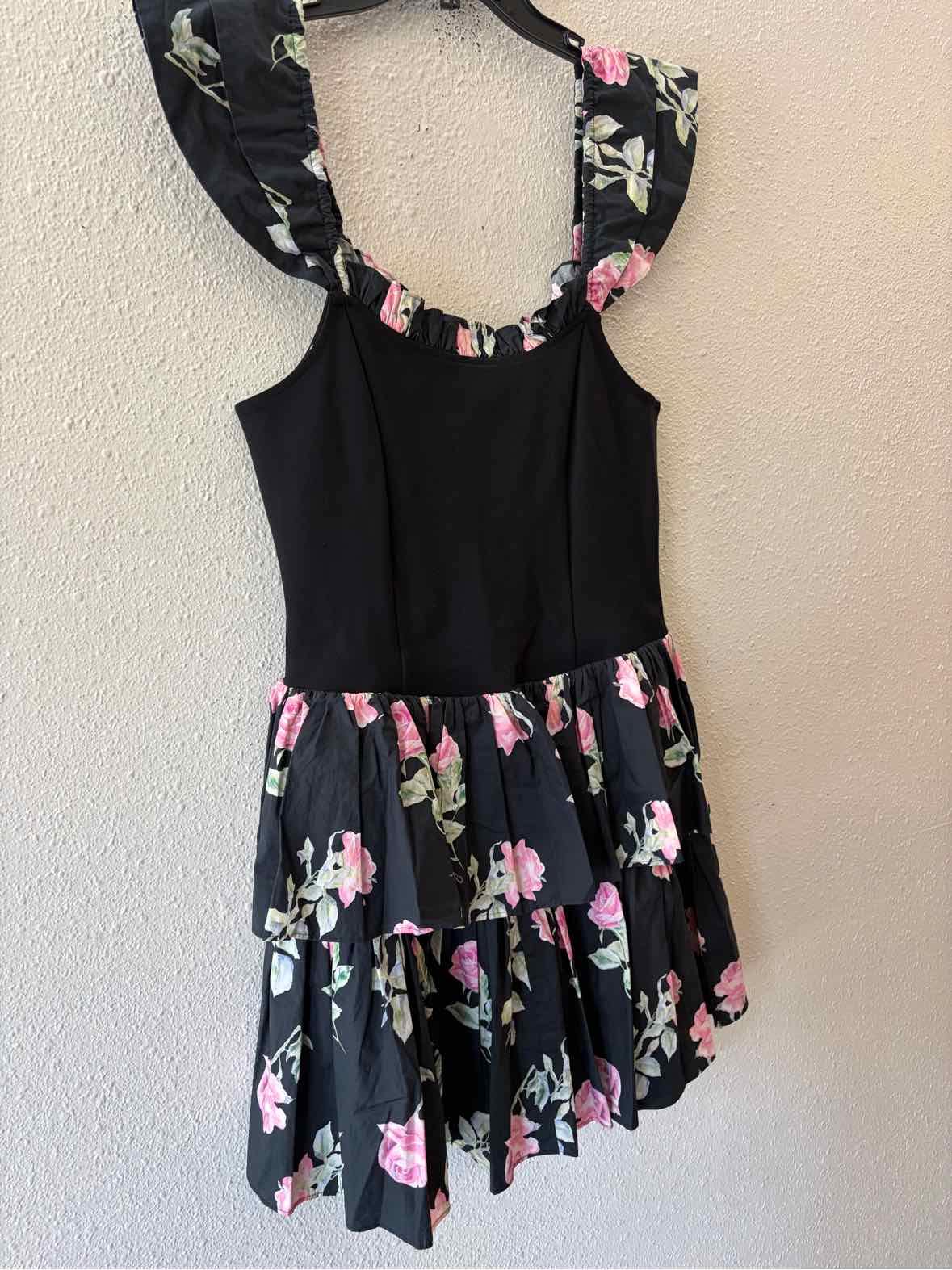 LoveShackFancy Black Multi Size 6 Dress