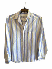 Frank & Eileen white and baby blue Size M Shirt