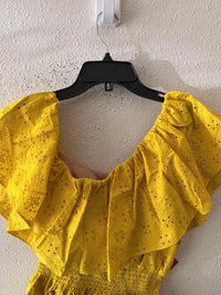 Pearl by Lela Rose Yellow Size 2 Shirt