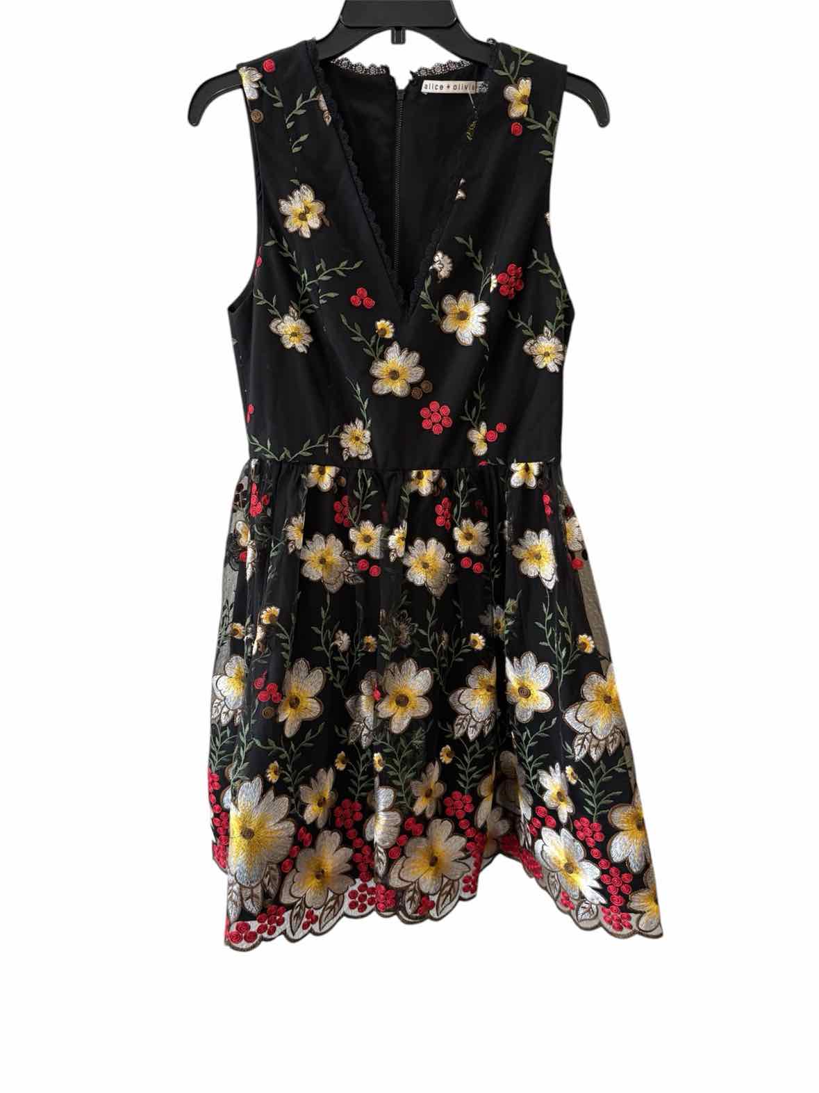 alice + olivia Black Size 8 Dress