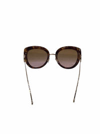 Fendi Gold and Brown Sunglasses