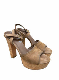 Gucci Brown & Cork Size 39 Heels