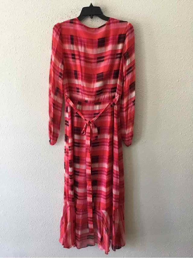 Milly Pink and Red Size 8 Dress