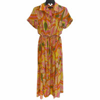 Aakaa Orange Multi Size S Dress