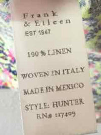 Frank & Eileen Yellow Multi Size XS Dress