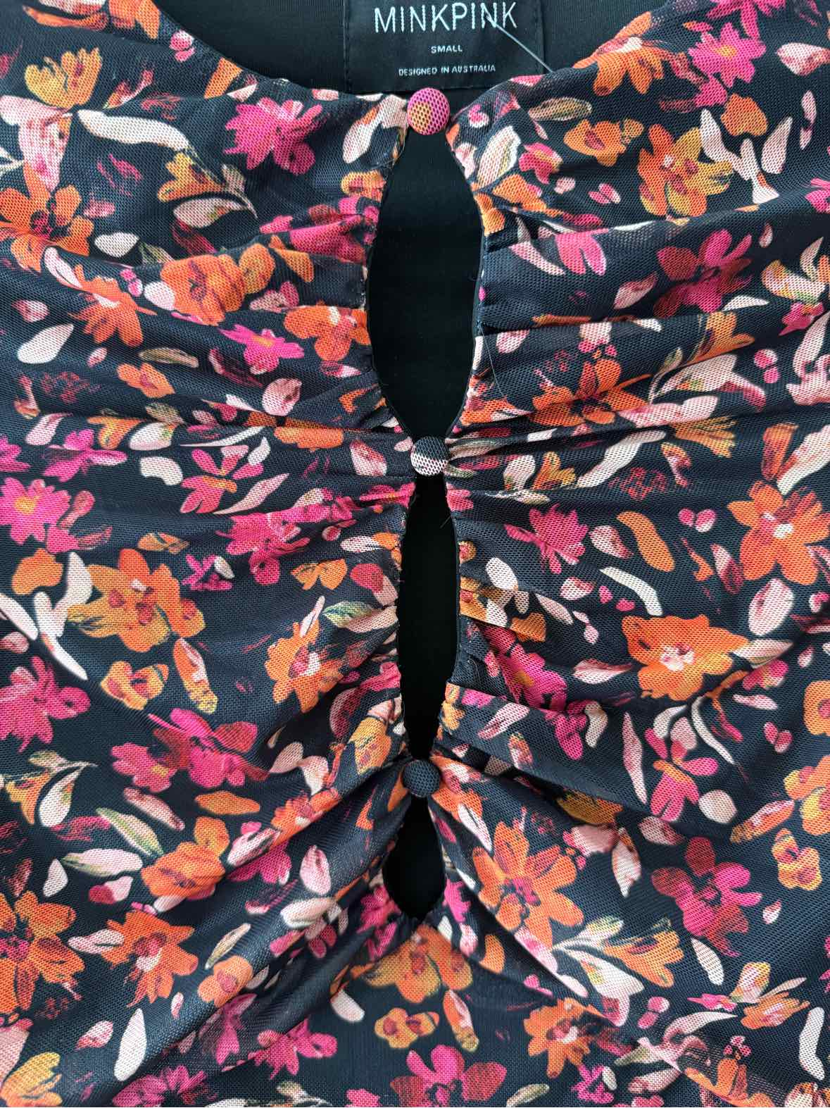 Mink Pink Black Multi Size S Shirt