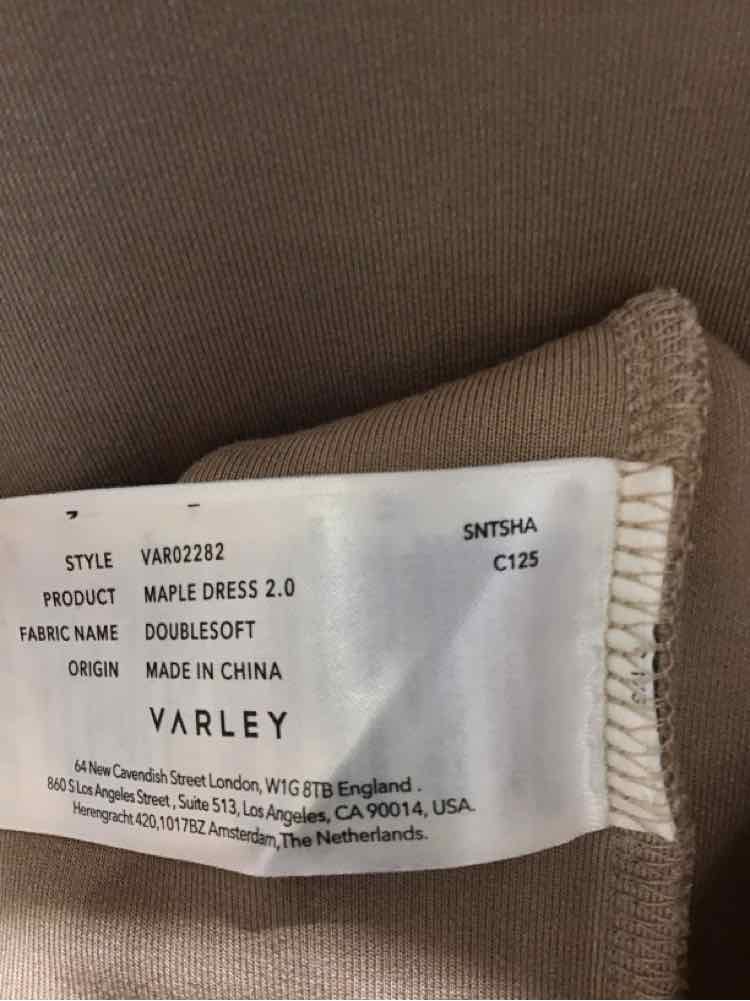 Varley Oatmeal Size M Dress