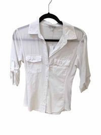 James Perse White Size 2 Blouse
