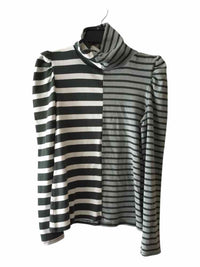 Veronica Beard Green and White Size L Shirt
