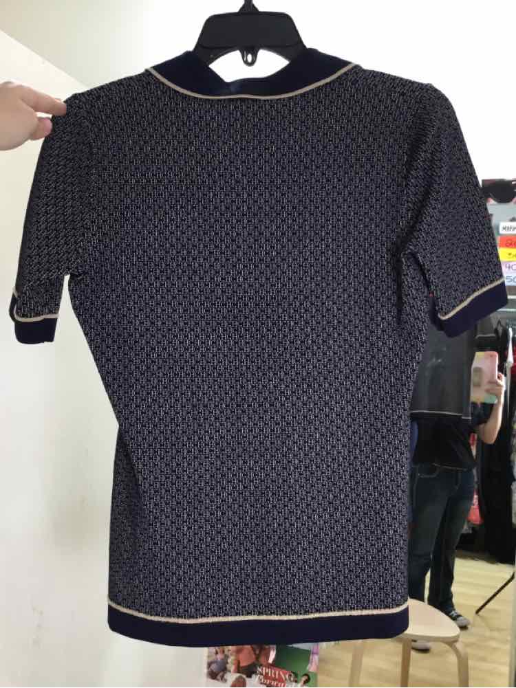 Carolina Herrera Navy Blue Size XS Shirt