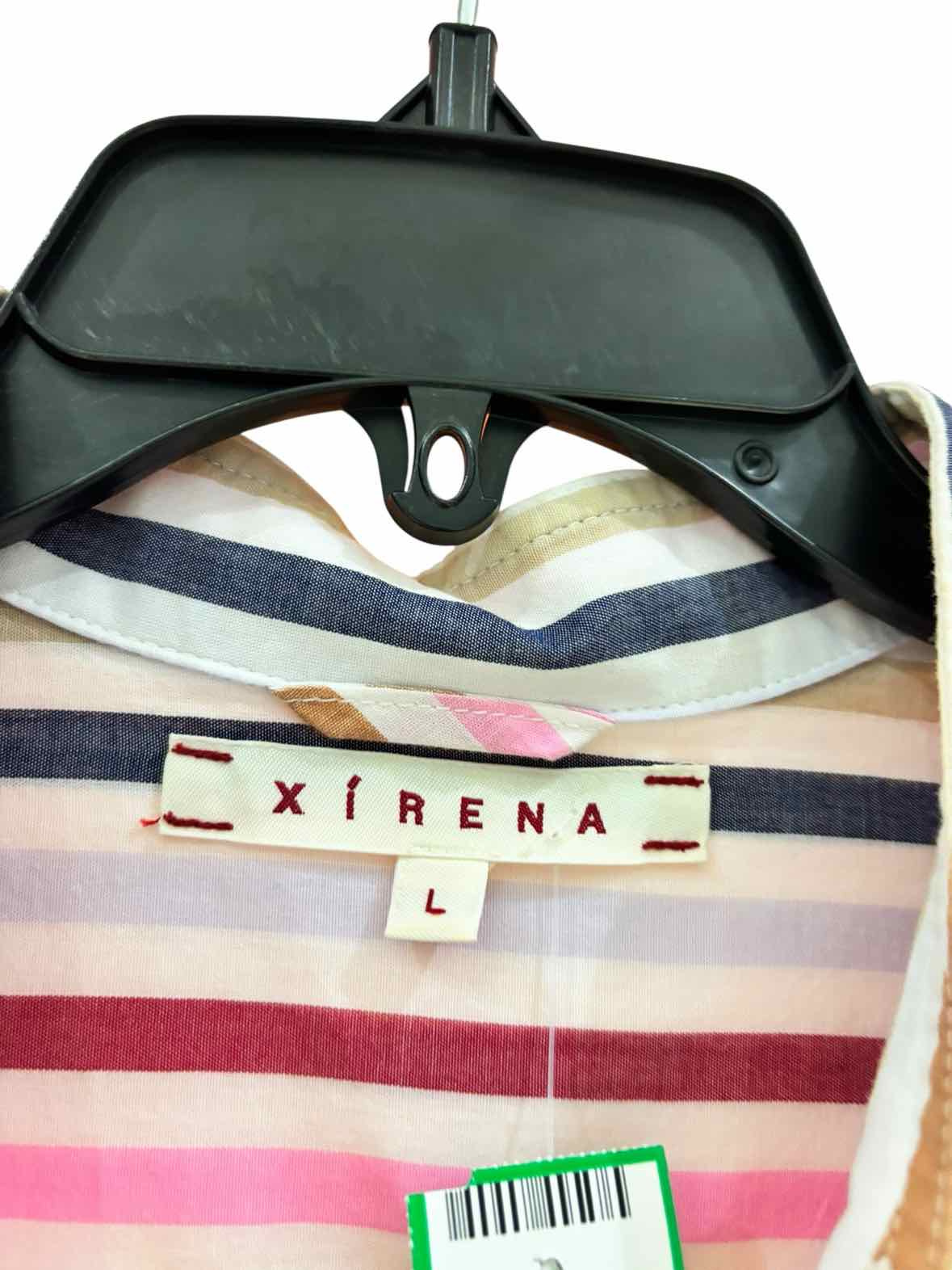 xirena White Multi Size L Blouse