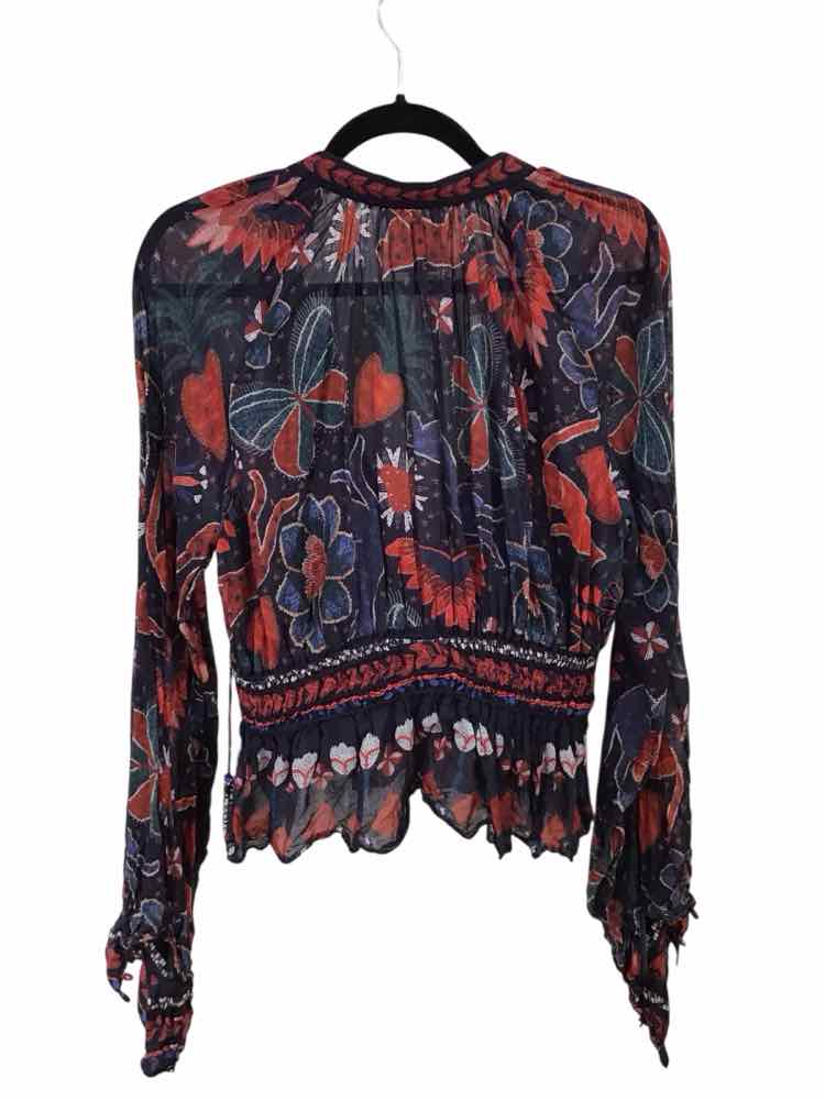 farm rio Blue and Red Size M Shirt