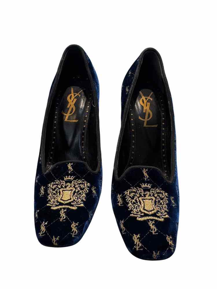 Saint Laurent blue and gold Size 38.5 Shoes