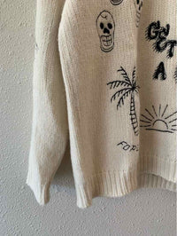 Mother Off White Size S Sweater