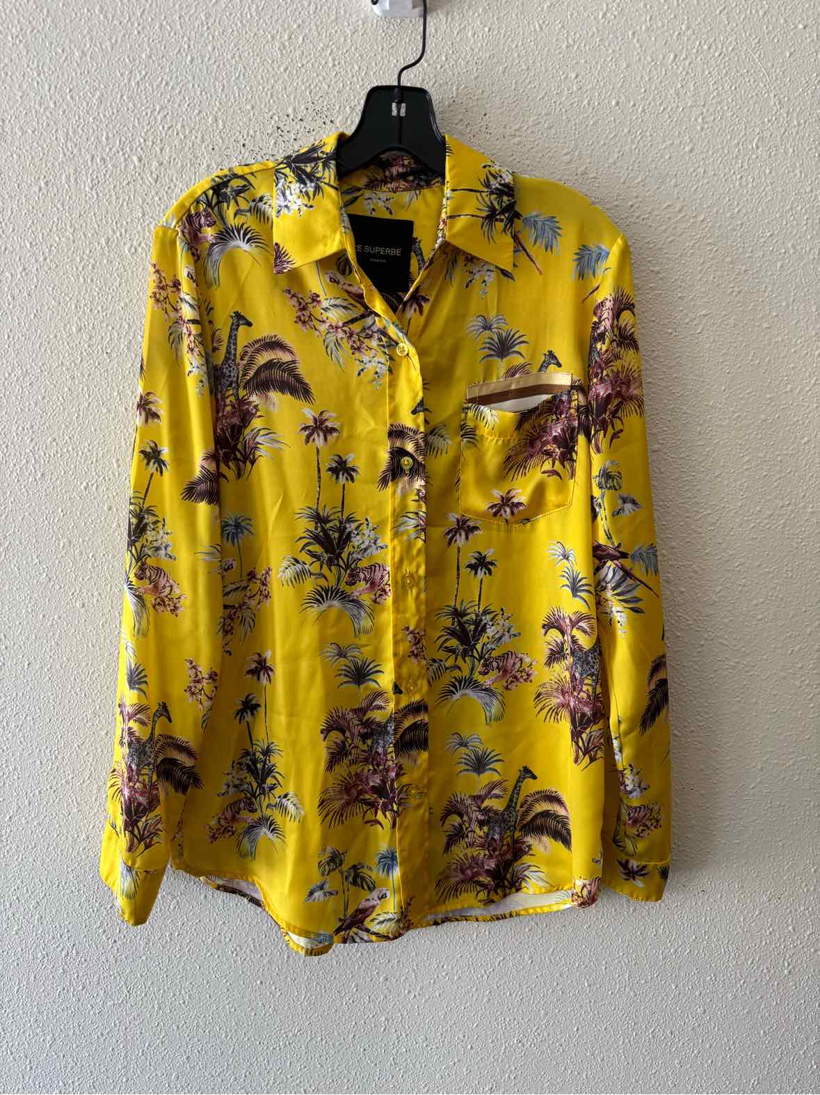 Le Superbe Yellow Multi Size 2 Shirt
