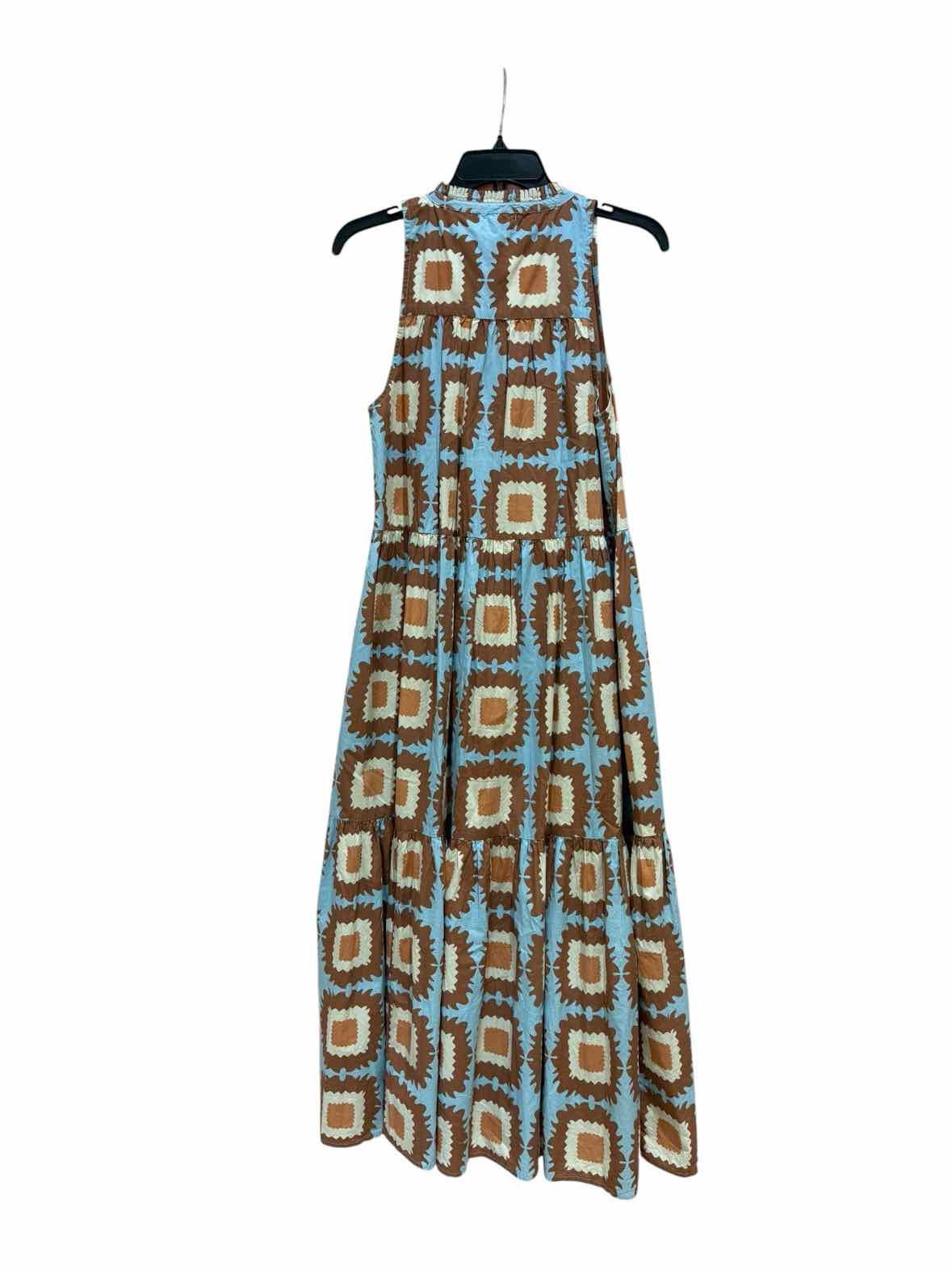 Olivia James brown and blue Size M Dress